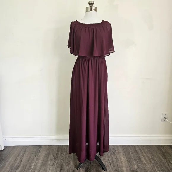 show me your mumu burgundy dress Katarina Maxi Dress, in Magenta Majesty, Size: Medium | Show Me Your Mumu